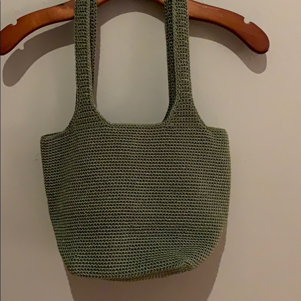 The Sak Green Bucket Bag